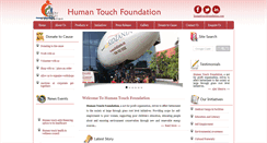 Desktop Screenshot of humantouchfoundation.com